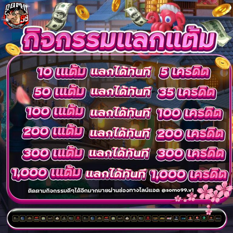 เว็บสล็อตเครดิตฟรี แจกโบนัสฟรีไม่มีเงื่อนไข พร้อมเข้าเล่นวันนี้
